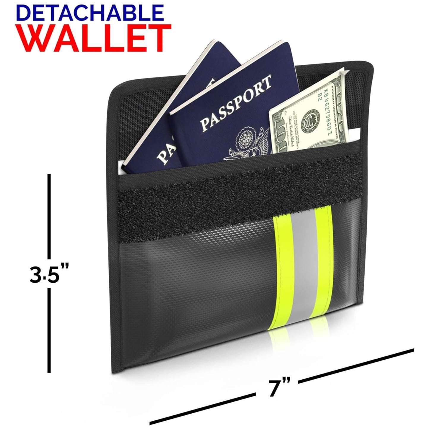 Upgraded Fireproof & Waterproof Document Bag