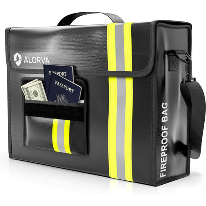 Upgraded Fireproof & Waterproof Document Bag