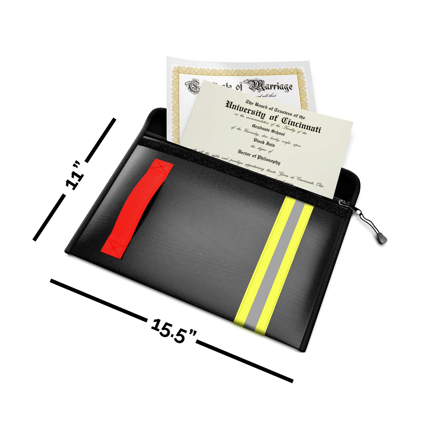 Fireproof & Water-Resistant Document Pouch