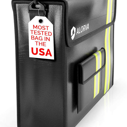 Upgraded Fireproof & Waterproof Document Bag